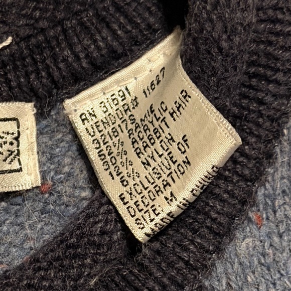 Charming Blue Sweater with Snowman Design - Picture 7 of 12